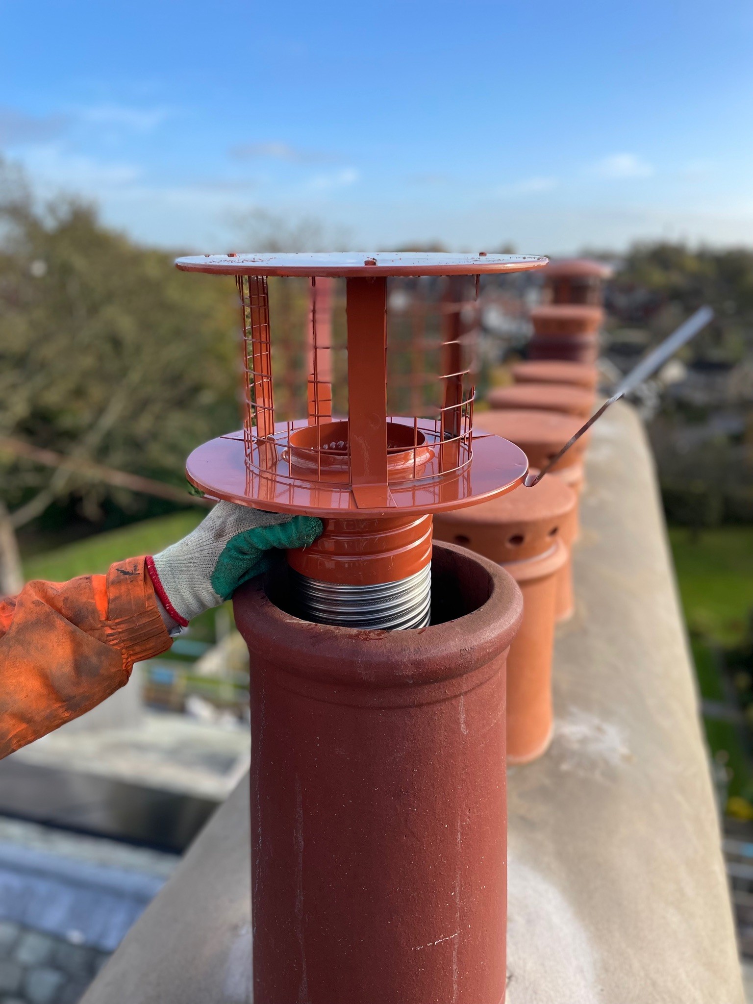Chimney pots and cowls supplied and fitted in Kent