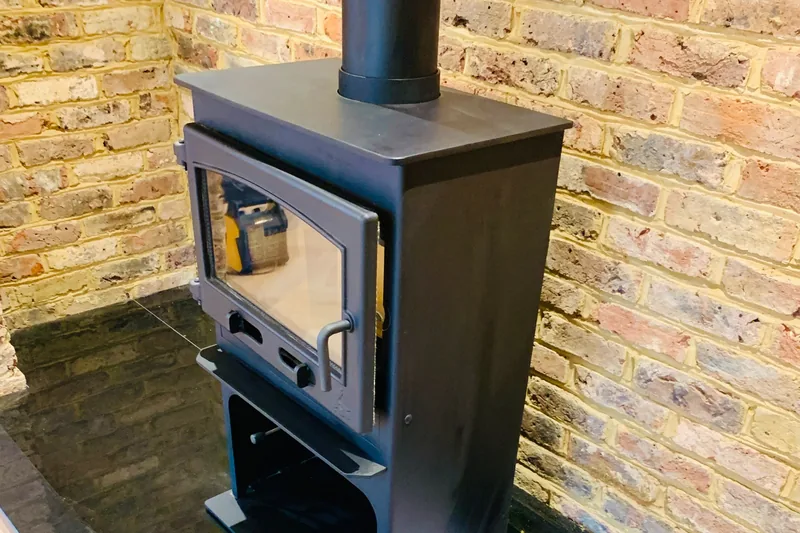 Wood burner installation in Folkestone, Kent