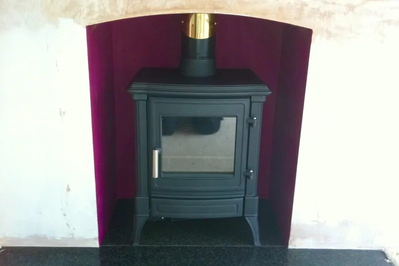 Wood burning stove installation in Hythe, Kent